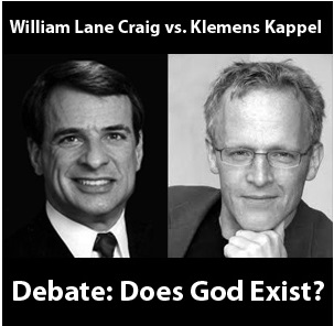 William Lane Craig vs. Klems Kappel - Debate: Does God Exist?